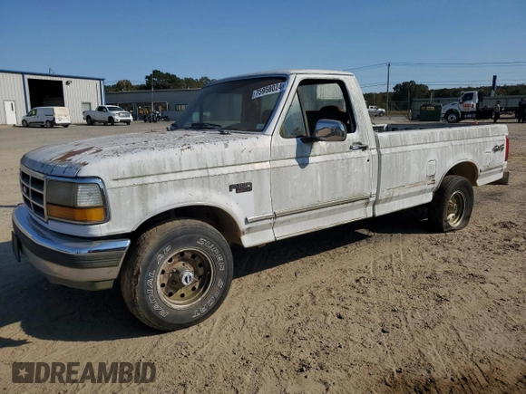 1992 Ford F-150 with VIN 1FTEF14HXNLA67544, listed as a Copart auction lot 75958024 with 0 mi miles and Clean Title. Bid and sale history available at carsss.com. Image 1.