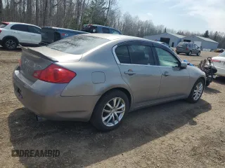 2007 Infiniti G35 with VIN JNKBV61F27M817083, listed as a Copart auction lot 54316065 with 217,079 mi miles and Clean Title. Bid and sale history available at DreamBid. Image 3.