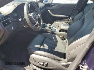 2022 Audi A5 Sportback S line Premium with VIN WAUDACF56NA023574, listed as a Copart auction lot 73825024 with 0 mi miles and Salvage Title. Bid and sale history available at carsss.com. Image 7.