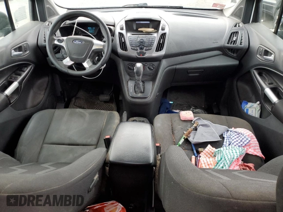 2015 Ford Transit Connect XLT with VIN NM0AE8F77F1202312, listed as a Copart auction lot 87724125 with 100,463 mi miles and Salvage title. Bid and sale history available at DreamBid. Image 8.