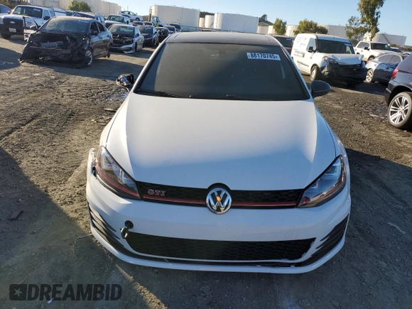 2016 Volkswagen Golf GTI Autobahn w/Performance Pkg with VIN 3VW447AU1GM016051, listed as a Copart auction lot 88170745 with 54,414 mi miles and Salvage Title. Bid and sale history available at carsss.com. Image 5.