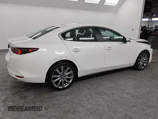 2025 Mazda 3 S Preferred with VIN JM1BPACM7S1761419, listed as a Copart auction lot 47939415 with 9,836 mi miles and Clean Title. Bid and sale history available at DreamBid. Image 3.