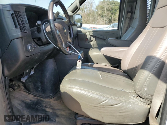 2017 Chevrolet Express Cargo Van with VIN 1GCWGBFG5H1338540, listed as a Copart auction lot 45241235 with 155,542 mi miles and Clean Title. Bid and sale history available at carsss.com. Image 7.