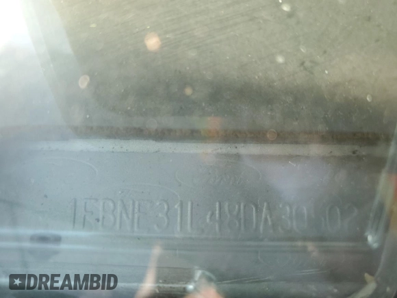 2008 Ford Econoline Passenger XL with VIN 1FBNE31L48DA30502, listed as a Copart auction lot 50341364 with Not Provided miles and Salvage Title. Bid and sale history available at DreamBid. Image 13.