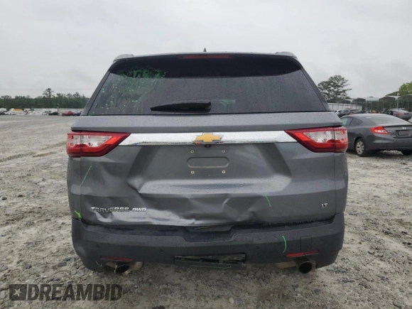 2020 Chevrolet Traverse LT Cloth with VIN 1GNEVGKW6LJ231413, listed as a Copart auction lot 55834845 with 71,239 mi miles and Salvage title. Bid and sale history available at DreamBid. Image 6.