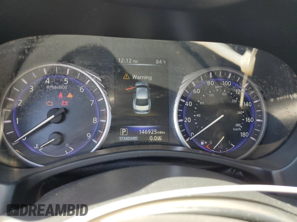 2015 Infiniti Q50 with VIN JN1BV7APXFM341182, listed as a Copart auction lot 63513845 with 146,925 mi miles and Salvage title. Bid and sale history available at DreamBid. Image 9.