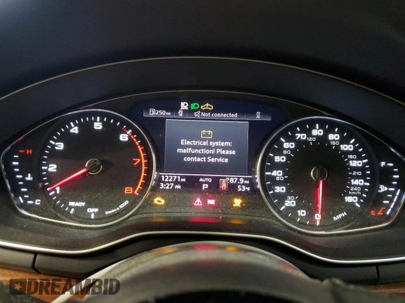 2022 Audi A5 Sportback Premium with VIN WAUABCF5XNA015901, listed as a Copart auction lot 45576204 with 12,271 mi miles. Bid and sale history available at carsss.com. Image 9.