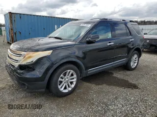 2014 Ford Explorer XLT with VIN 1FM5K8D81EGC39257, listed as a Copart auction lot 46367065 with 166,705 mi miles and Salvage Title. Bid and sale history available at carsss.com. Image 1.