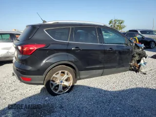 2019 Ford Escape Titanium with VIN 1FMCU9J90KUA75324, listed as a Copart auction lot 51296705 with 45,964 mi miles and Salvage Title. Bid and sale history available at carsss.com. Image 3.