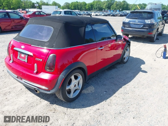 2005 MINI Convertible with VIN WMWRF33445TF62043, listed as a IAAI auction lot 42279363 with 173,067 mi miles and . Bid and sale history available at DreamBid. Image 4.