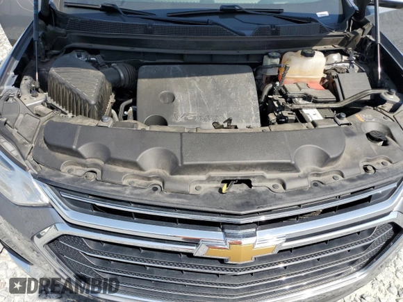 2020 Chevrolet Traverse LT Leather with VIN 1GNEVHKWXLJ238869, listed as a Copart auction lot 54712885 with 123,873 mi miles and Salvage Title. Bid and sale history available at carsss.com. Image 12.