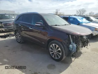 2015 Kia Sorento SX with VIN 5XYKWDA70FG624491, listed as a Copart auction lot 46613925 with 109,720 mi miles and Salvage Title. Bid and sale history available at carsss.com. Image 4.