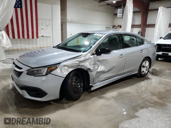 2021 Subaru Legacy with VIN 4S3BWAA69M3020574, listed as a Copart auction lot 60711215 with 40,917 mi miles and Salvage title. Bid and sale history available at DreamBid. Image 1.
