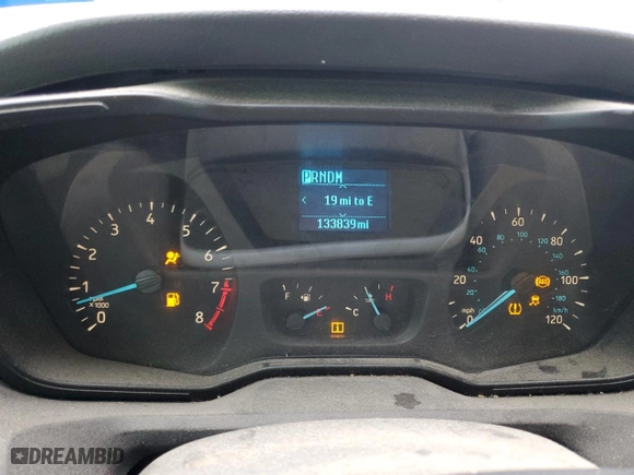 2017 Ford Transit Van with VIN 1FTYR2XM0HKA03493, listed as a Copart auction lot 70397104 with 133,839 mi miles and Salvage Title. Bid and sale history available at carsss.com. Image 9.