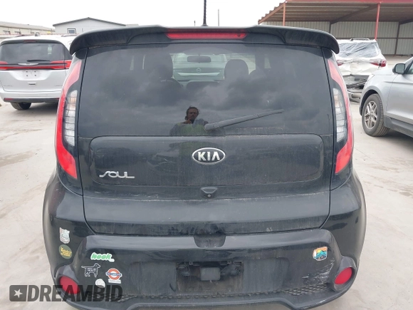 2016 Kia Soul + with VIN KNDJP3A5XG7351382, listed as a IAAI auction lot 41708534 with 55,487 mi miles and . Bid and sale history available at DreamBid. Image 17.