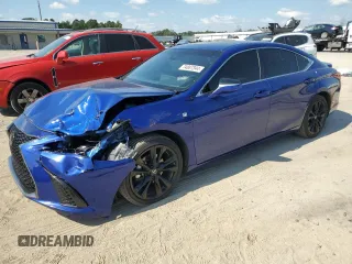 2023 Lexus ES with VIN 58ABA1C16PU027601, listed as a Copart auction lot 74887344 with 37,079 mi miles and Salvage Title. Bid and sale history available at carsss.com. Image 1.