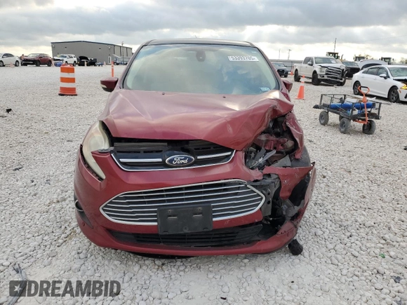 2013 Ford C-Max SEL with VIN 1FADP5BU3DL550877, listed as a Copart auction lot 53393705 with 184,879 mi miles and Salvage Title. Bid and sale history available at carsss.com. Image 5.