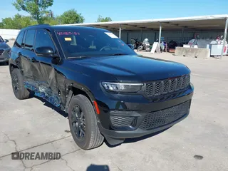 2024 Jeep Grand Cherokee Altitude X with VIN 1C4RJHAG6RC248750, listed as a IAAI auction lot 42183137 with 9,522 mi miles and . Bid and sale history available at DreamBid. Image 1.