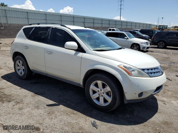 2007 Nissan Murano S with VIN JN8AZ08W17W621164, listed as a Copart auction lot 66770314 with 199,252 mi miles and Salvage Title. Bid and sale history available at carsss.com. Image 4.