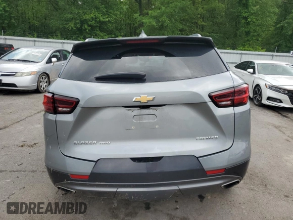 2023 Chevrolet Blazer Premier with VIN 3GNKBLRS6PS180166, listed as a Copart auction lot 57241025 with Not provided miles and Salvage title. Bid and sale history available at DreamBid. Image 6.
