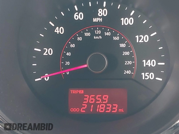 2011 Kia Sorento LX with VIN 5XYKTDA24BG170561, listed as a IAAI auction lot 42011756 with 211,833 mi miles. Bid and sale history available at carsss.com. Image 15.