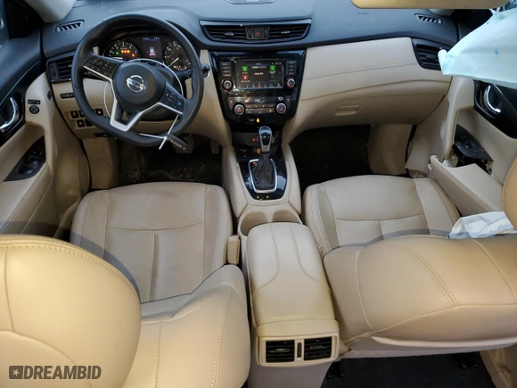 2019 Nissan Rogue SV with VIN 5N1AT2MT7KC840320, listed as a Copart auction lot 43450065 with 15,880 mi miles and Salvage Title. Bid and sale history available at carsss.com. Image 8.