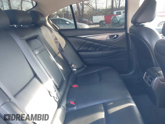 2017 Infiniti Q50 2.0t Premium with VIN JN1CV7AR7HM681933, listed as a IAAI auction lot 41514675 with 102,310 mi miles. Bid and sale history available at carsss.com. Image 8.