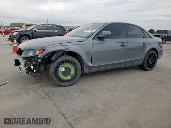 2012 Audi A4 Premium с VIN WAUAFAFL5CN016922, выставлен на аукционе Copart как лот 58787975 с пробегом Не указан миль и Чистый • Clean title. История ставок и продаж доступна на DreamBid. Изображение 1.