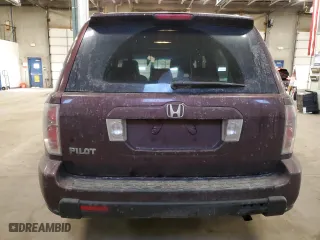 2007 Honda Pilot EX-L with VIN 5FNYF28667B035000, listed as a Copart auction lot 46336485 with 206,341 mi miles and Salvage Title. Bid and sale history available at carsss.com. Image 6.