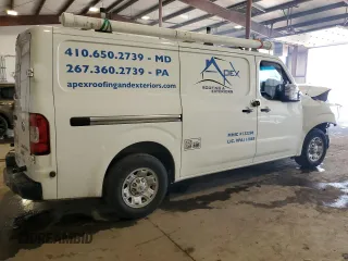 2014 Nissan NV SV with VIN 1N6AF0KY1EN105692, listed as a Copart auction lot 49858635 with 0 mi miles and Salvage Title. Bid and sale history available at carsss.com. Image 3.