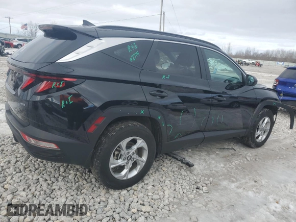2024 Hyundai Tucson SEL with VIN 5NMJBCDE1RH312637, listed as a Copart auction lot 43717475 with 11,971 mi miles and Salvage Title. Bid and sale history available at carsss.com. Image 3.