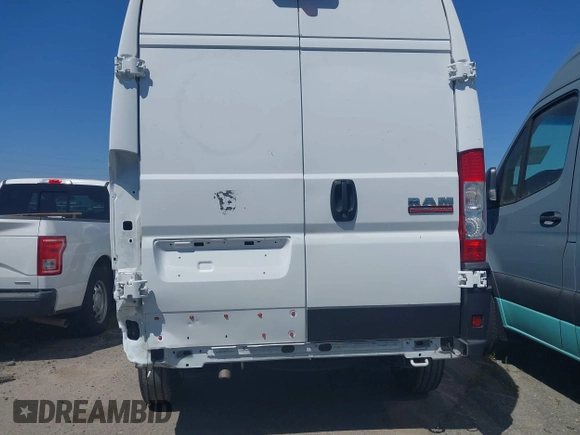 2021 Ram ProMaster Cargo with VIN 3C6LRVBG5ME567156, listed as a IAAI auction lot 42158140 with 43,436 mi miles. Bid and sale history available at carsss.com. Image 6.