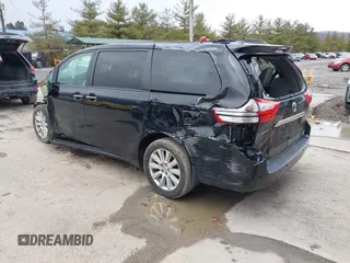 2017 Toyota Sienna XLE with VIN 5TDDZ3DC9HS147035, listed as a IAAI auction lot 41737602 with 82,008 mi miles and . Bid and sale history available at DreamBid. Image 3.