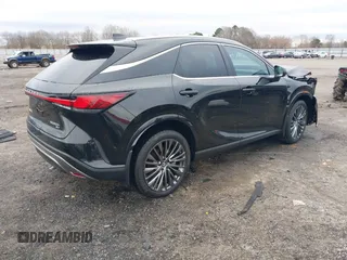 2025 Lexus RX with VIN 2T2BBMCA8SC068873, listed as a IAAI auction lot 41526107 with 342 mi miles. Bid and sale history available at carsss.com. Image 4.