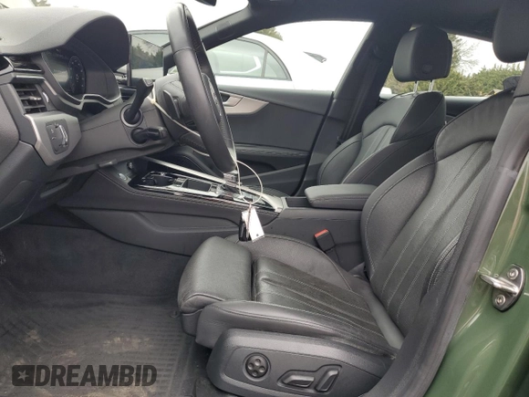 2020 Audi A5 Sportback Premium Plus with VIN WAUCNCF54LA001666, listed as a Copart auction lot 40317454 with 48,110 mi miles. Bid and sale history available at carsss.com. Image 7.