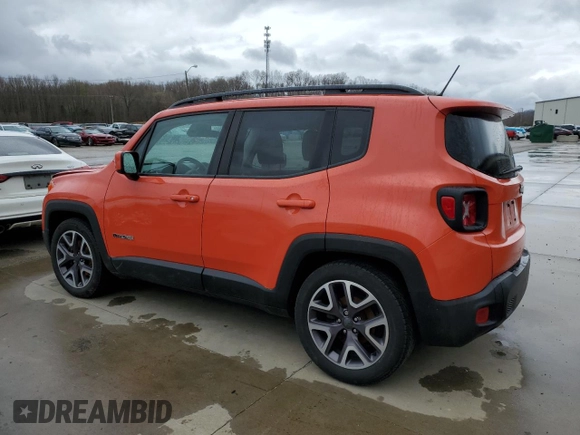 2016 Jeep Renegade Latitude z VIN ZACCJABT1GPC60998, wystawiony jako Copart lot #49776115 z przebiegiem 116 706 mil mil oraz Szkody całkowita. Historia ofert i sprzedaży dostępna na DreamBid. Obrazek 2.