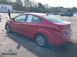 2016 Hyundai Elantra SE with VIN KMHDH4AE7GU598758, listed as a IAAI auction lot 38306152 with 103,202 mi miles. Bid and sale history available at carsss.com. Image 3.