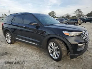 2022 Ford Explorer Platinum with VIN 1FM5K8HC2NGC40030, listed as a Copart auction lot 87721015 with 23,625 mi miles and Salvage Title. Bid and sale history available at carsss.com. Image 4.