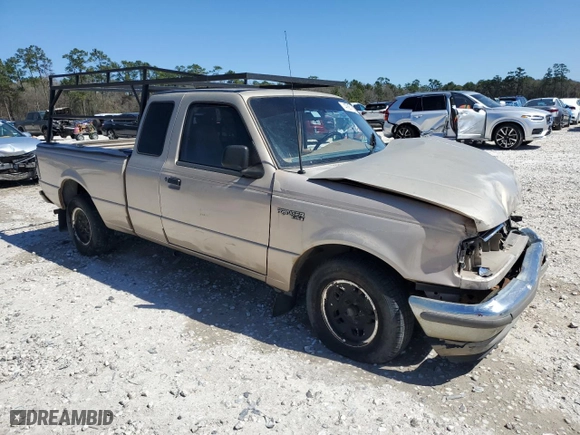 1995 Ford Ranger XL with VIN 1FTCR14A5SPA77260, listed as a Copart auction lot 47881195 with 188,613 mi miles and Salvage Title. Bid and sale history available at carsss.com. Image 4.