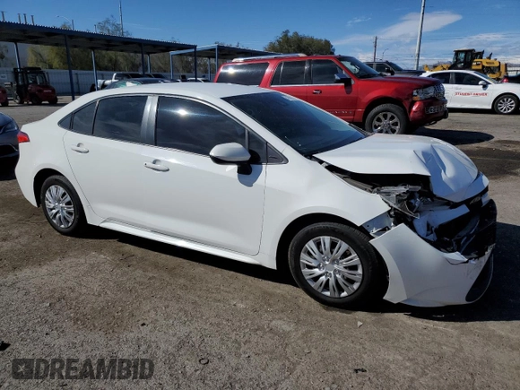 2020 Toyota Corolla L with VIN JTDDPRAEXLJ055758, listed as a Copart auction lot 47891745 with 77,702 mi miles and Salvage Title. Bid and sale history available at carsss.com. Image 4.