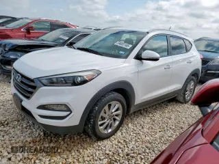 2016 Hyundai Tucson Limited z VIN KM8J33A26GU076270, wystawiony jako Copart lot #59003165 z przebiegiem 112 921 mil mil oraz Czysty tytuł • Clean title. Historia ofert i sprzedaży dostępna na DreamBid. Obrazek 1.