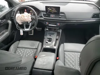 2018 Audi SQ5 Premium Plus with VIN WA1A4AFY2J2203130, listed as a Copart auction lot 45744944 with 57,055 mi miles and Salvage Title. Bid and sale history available at DreamBid. Image 8.