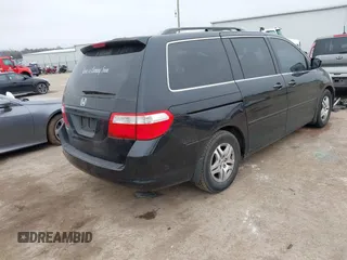 2006 Honda Odyssey EX-L with VIN 5FNRL38716B011262, listed as a IAAI auction lot 41707671 with 183,861 mi miles. Bid and sale history available at carsss.com. Image 4.