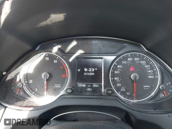 2015 Audi Q5 Premium Plus с VIN WA1DGAFP1FA090411, выставлен на аукционе IAAI как лот 41776189 с пробегом 117 080 миль миль и . История ставок и продаж доступна на DreamBid. Изображение 7.