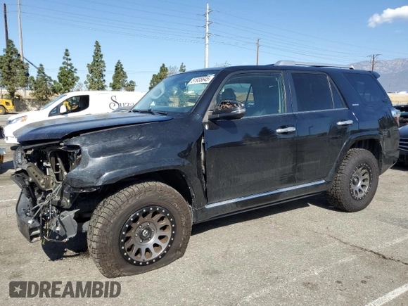 2016 Toyota 4Runner Limited with VIN JTEBU5JR0G5400821, listed as a Copart auction lot 51935645 with 47,914 mi miles and Salvage Title. Bid and sale history available at DreamBid. Image 1.