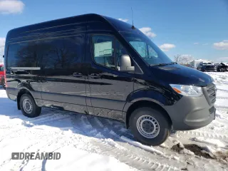 2024 Mercedes-Benz Sprinter with VIN W1Y4NBHY7RT191884, listed as a Copart auction lot 44954555 with 16 mi miles and Salvage Title. Bid and sale history available at DreamBid. Image 4.
