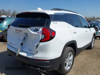 2023 GMC Terrain SLE with VIN 3GKALTEG0PL238404, listed as a IAAI auction lot 42143519 with 12,955 mi miles. Bid and sale history available at carsss.com. Image 4.