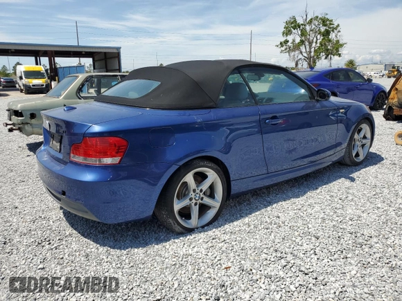 2009 BMW 1 Series 135i with VIN WBAUN93509VK41116, listed as a Copart auction lot 51443875 with 67,257 mi miles and Clean Title. Bid and sale history available at DreamBid. Image 3.