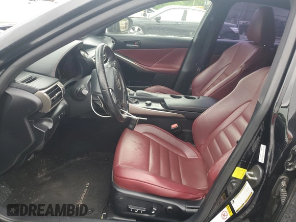 2015 Lexus IS 250 with VIN JTHBF1D25F5070127, listed as a Copart auction lot 54527055 with 144,586 mi miles and Salvage title. Bid and sale history available at DreamBid. Image 7.