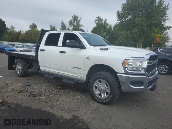 2022 Ram 2500 Tradesman with VIN 3C6UR5HL2NG398759, listed as a Copart auction lot 72958244 with 5,300 mi miles and Salvage title. Bid and sale history available at DreamBid. Image 4.